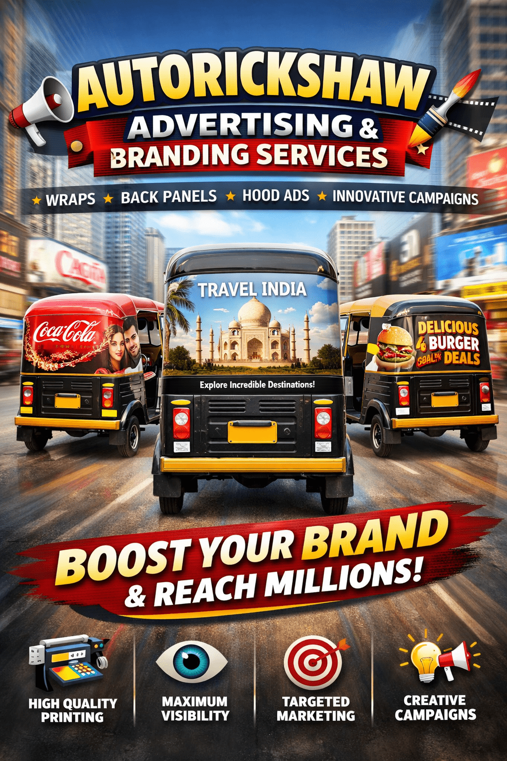 Autorickshaw Advertising & Branding Services